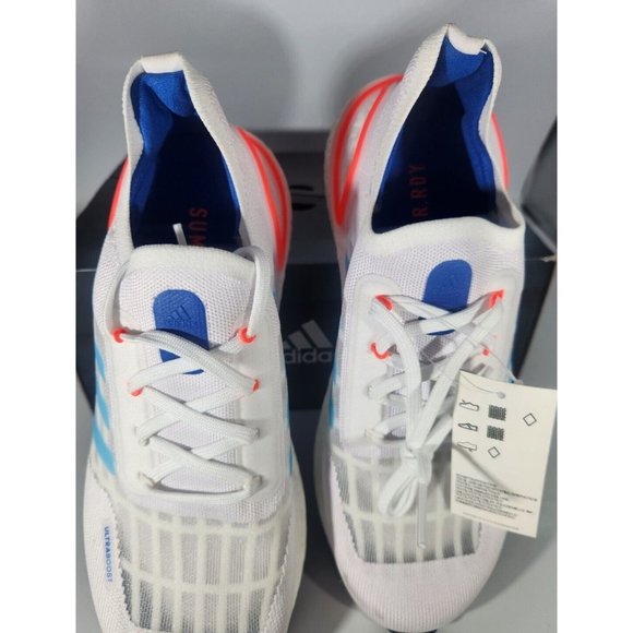 Adidas Mens Running Ultraboost S.RDY Shoes Footwear White / Blue / Red SZ 8 NEW main image 6